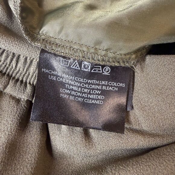 Anthropologie Women's M Green The Essential Pull-On Trouser Pockets - Picture 9 of 15